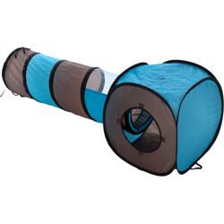 zooplus Exclusive Kattentunnel Connect 2in1 1 set (1 tunnel + 1 kubus)