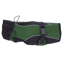zooplus Exclusive ca. 62 cm ruglengte - Hondenjas Softshell Groen
