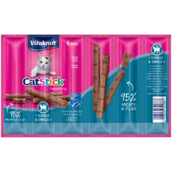 6x6g Cat Stick Healthy Schol & Omega-3 Vitakraft Kattensnacks