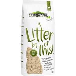30L/12,9kg Plant Fibre Greenwoods Kattenbakvulling Klompvormend